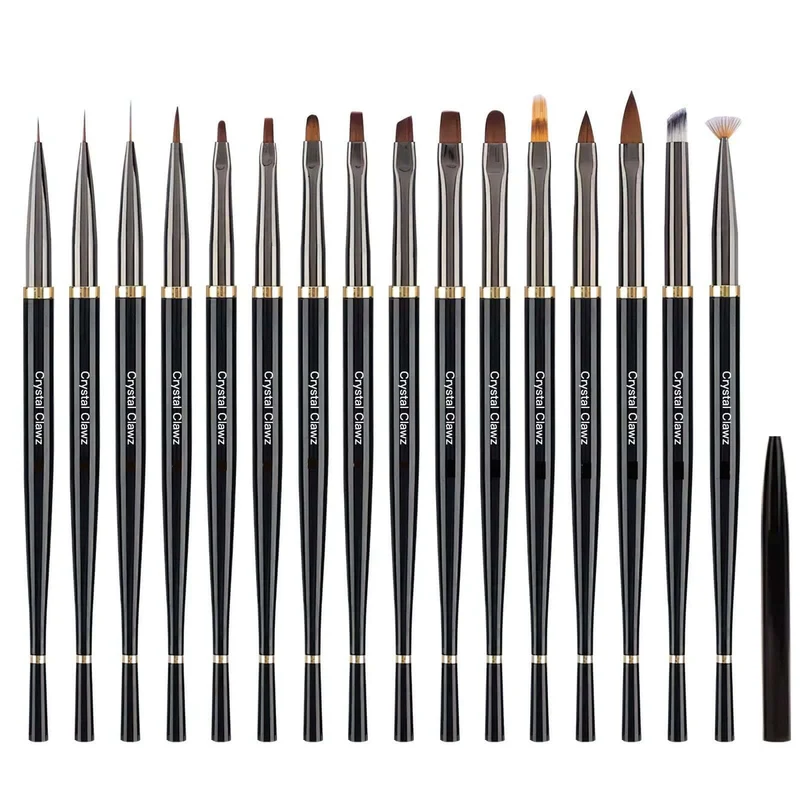 SLENDERLINE Gel Art Brushes (18 Piece Set)
