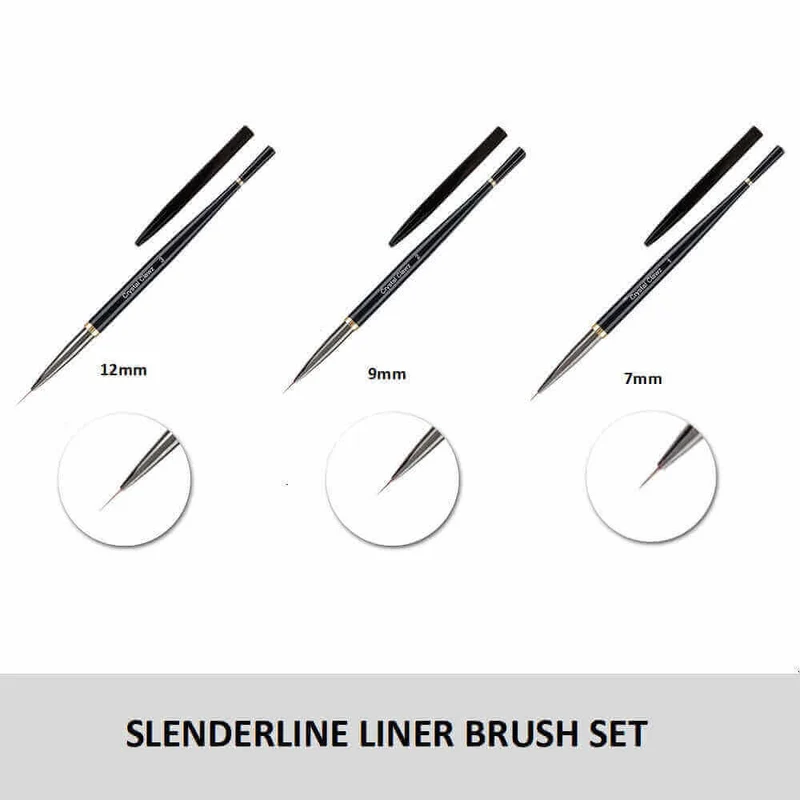 SLENDERLINE Liner Brush Set (3 Pieces)