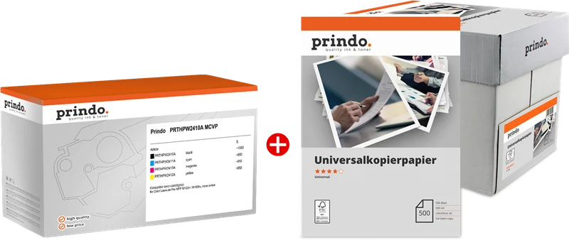 Prindo Basic Value Pack kompatibel mit HP 216A Schwarz/Cyan/Magenta/Gelb